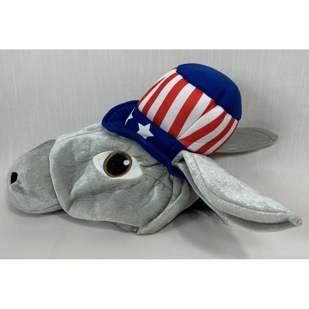 Democrat Political Party Donkey Hat Election Support Politics‎ Door Knocking
